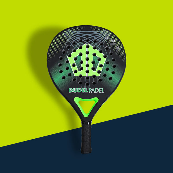 DUDEL 38mm Padel Racket (Carbon Fiber 3K, EVA Core)