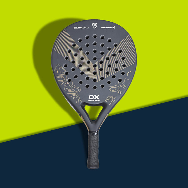 OX Nordic Carbon Flame Padel Racket – 38mm